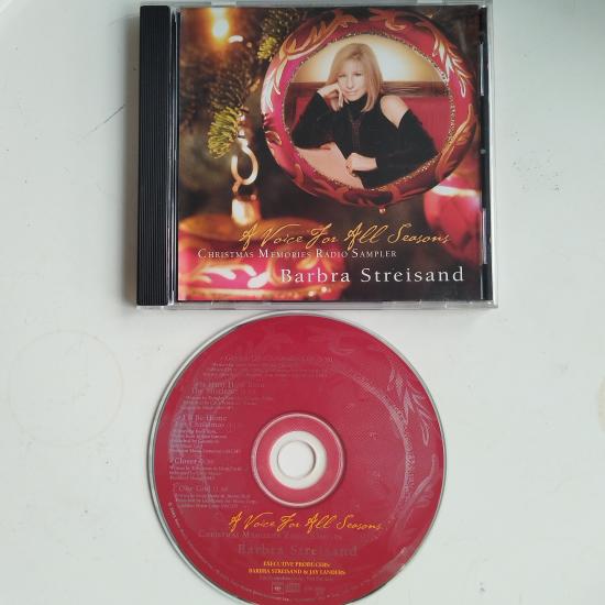 Barbra Streisand – Christmas Memories -  2001 Amerika  Basım - 2. El  Promo CD