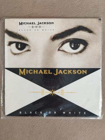 Michael Jackson – Black Or White - 1991 Fransa Basım 45 Lik Plak / Açılmamış Ambalajlı