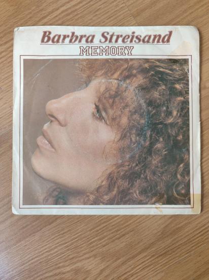 BARBRA STRAISAND - 1982 FRANSA BASIM MEMORY 45 LİK PLAK