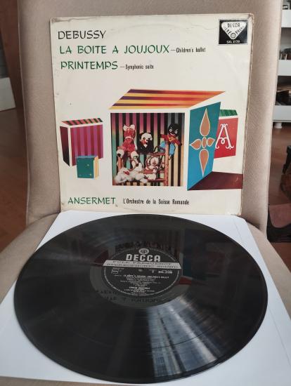 Debussy, Ansermet – La Boite A Joujoux / Printemps - 1959 İngiltere Basım 33 lük Plak - Lp Albüm