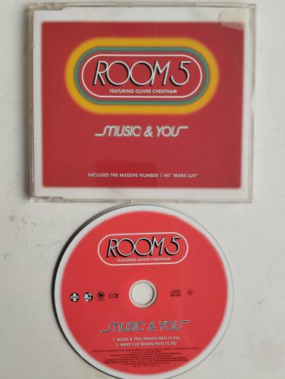 Room 5 Featuring Oliver Cheatham – Music & You  - 2003 Avrupa Basım  2. El  CD,Single