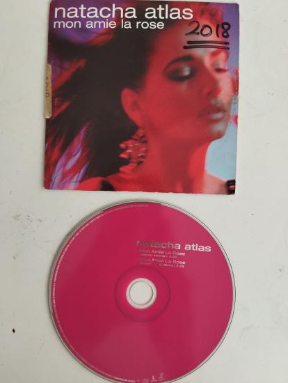 Natacha Atlas – Mon Amie La Rose - 1999 Avrupa Basım - 2. El CD, Single, Cardboard sleeve