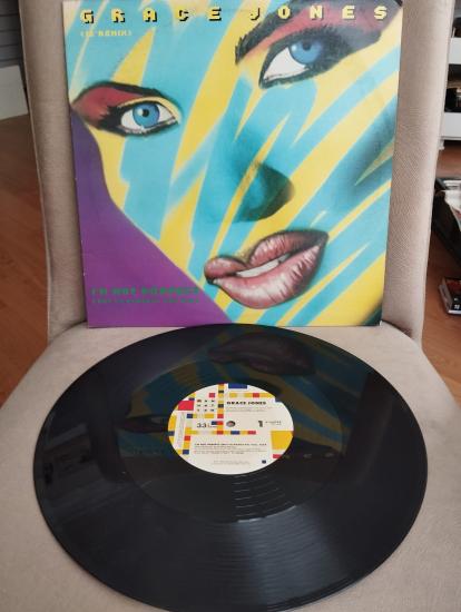 Grace Jones – I’m Not Perfect  - 1986  USA Basım 12’’, 33’lük  Plak - Maxi-Single, Promo