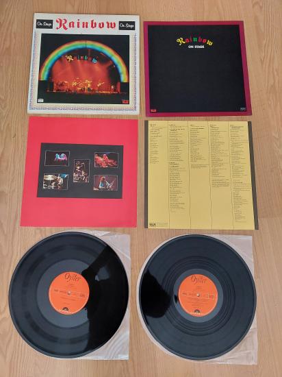 Rainbow – On Stage - 1977 Japonya Basım 33 Lük Double Plak 2XLP Albüm