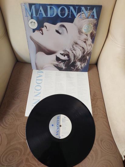 MADONNA - True Blue - 1986 İngiltere Basım Albüm - 33 lük LP Plak