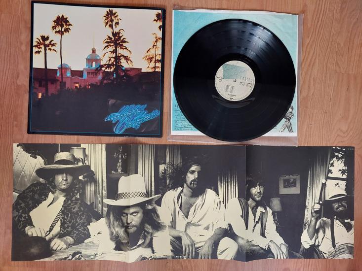 Eagles – Hotel California - 1976 Almanya Basım 33 Lük Plak LP Albüm Posterli