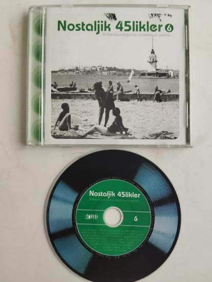 Nostaljik 45’likler 6  -  2014 Türkiye Basım 2. El  CD Albüm