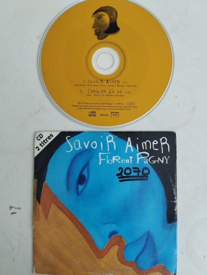 Florent Pagny – Savoir Aimer - 1997  Avrupa Basım 2. El CD, Single, Card Sleeve