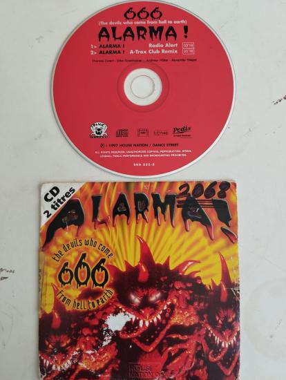 666 – Alarma! - 1997  Avrupa Basım 2. El CD, Single, Card Sleeve