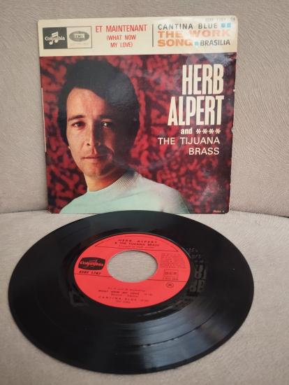 Herb Alpert And The Tijuana Brass–Et Maintenant(What Now My Love)-1966 Fransa Basım  45 LİK EP PLAK