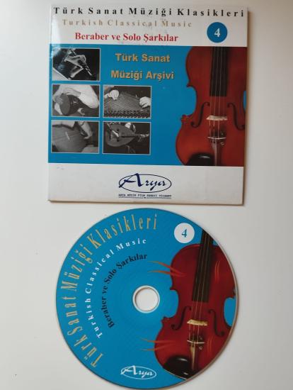 Türk Sanat Müziği Klasikleri / Beraber ve Solo Şarkılar 4 - Türkiye  Basım - 2. El CD Albüm