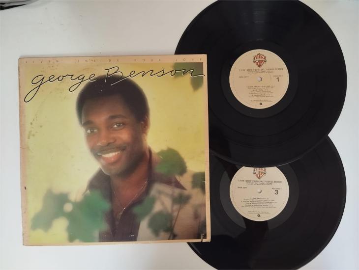 George Benson – Livin’ Inside Your Love - 1979 USA Basım 33 lük 2X Plak - Jazz 2x LP Albüm