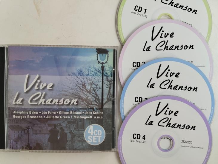 Vive La Chanson -  Avrupa Basım 2. El  4XCD Albüm