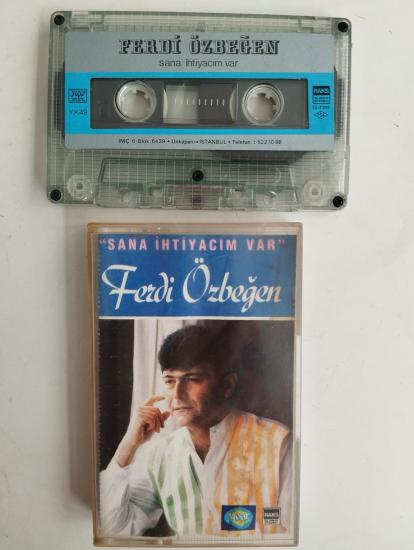 Ferdi Özbeğen – Sana İhtiyacım Var - 1986  Türkiye Basım  2. El Kaset Albüm