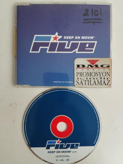 Five – Keep On Movin’ - 1999 Avrupa Basım - 2. El CD, Single, Promo