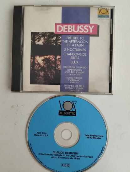 Debussy – Prelude To The Afternoon Of A Faun / 3 Nocturnes - 1994  Amerika Basım - 2. El CD Albüm