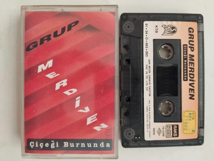 Grup Merdiven – Çiçeği Burnunda - 1991 Türkiye Basım  2. El Kaset Albüm