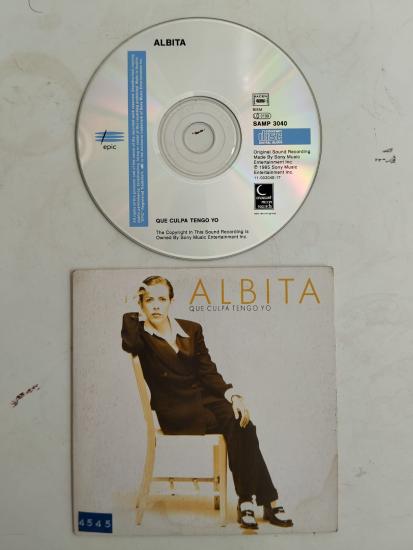 Albita / Que Culpa Tengo Yo - 1995  Avrupa Basım 2. El CD, Single, Promo,Cardboard Sleeve