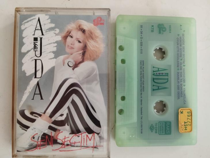 Ajda    –   Seni Seçtim – 1991 Türkiye Basım  2. El Kaset Albüm