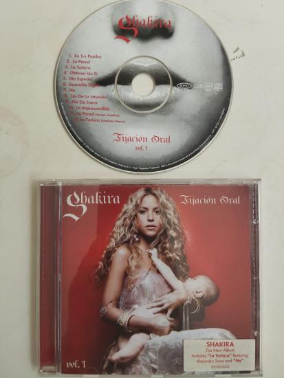 Shakira – Fijación Oral Vol. 1  - 2005  Avrupa  Basım - 2. El CD Albüm