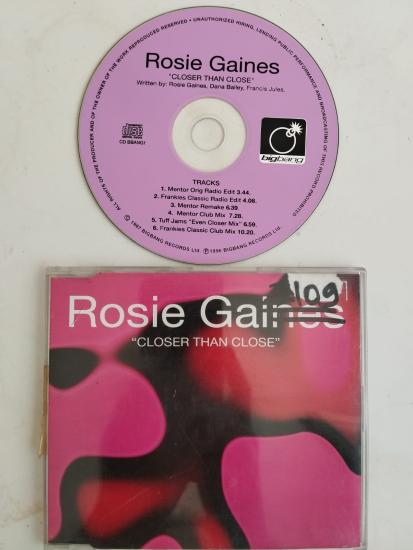 Rosie Gaines – Closer Than Close  - 1997  Avrupa Basım 2. El  CD, Single