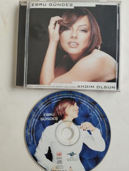 Ebru Gündeş ‎– Ahdım Olsun - 2001  Türkiye Basım 2. El  CD Albüm