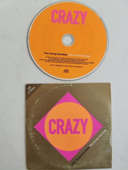 FYC – She Drives Me Crazy - 1996  Avrupa Basım 2. El CD, Single, Reissue, Cardboard Sleeve