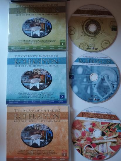 Türkiye Enstrümentalleri Koleksiyon(Bağlama-Keman -Efe Zeybek)–   Türkiye Basım -  2. El  3xCD  Albüm