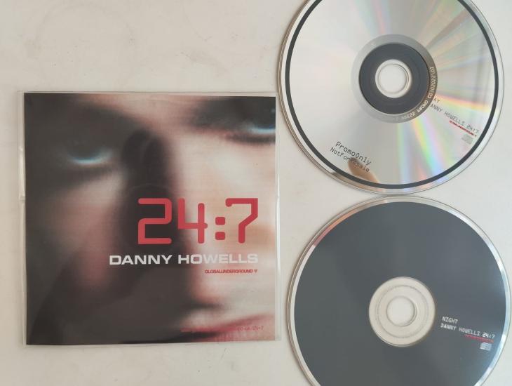 Danny Howells – 24:7 - 2003 Avrupa Basım - 2. El 2XCD, Mixed, Promo