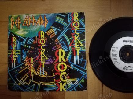 DEF LEPPARD - ROCKET  1987 İNGİLTERE BASIM 45 LİK PLAK