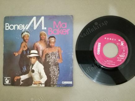 BONEY M-MA BAKER-1977 FRANSA BASIM 45 LİK PLAK