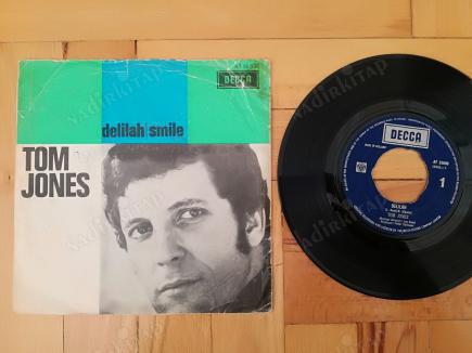 TOM JONES - DELILAH-1968 HOLLANDA BASIM 45 LİK PLAK