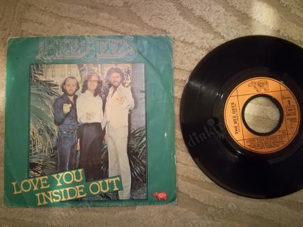 BEE GEES-LOVE YOU INSIDE OUT/I’M SATISFIED-1979 FRANSA BASIM 45 LİK PLAK