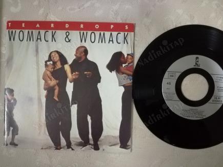 WOMACK & WOMACK - TEARDROPS - 1988 FRANSA BASIM 45 LİK PLAK