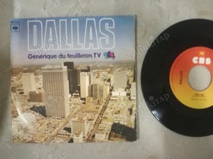 DALLAS DİZİSİ  MÜZİĞİ - 1981 HOLLANDA  BASIM 45 LİK PLAK