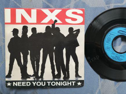 INXS-NEED YOU TONIGHT-1987 HOLLANDA BASIM  45 LİK PLAK