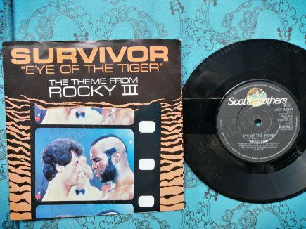 SURVIVOR - EYE OF THE TIGER - 1982 İNGİLTERE BASIM  45 LİK PLAK