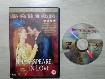 SHAKESPEARE IN LOVE -Gwyneth Paltrow Joseph Fiennes-DVD FİLM-119 DAKİKA -Yabancı Basım Türkçe Dil Seçeneği Yoktur