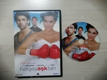 HERŞEY AŞKTAN -Hande Doğandemir Şükrü Özyıldız -  DVD FİLM  100  DAKİKA