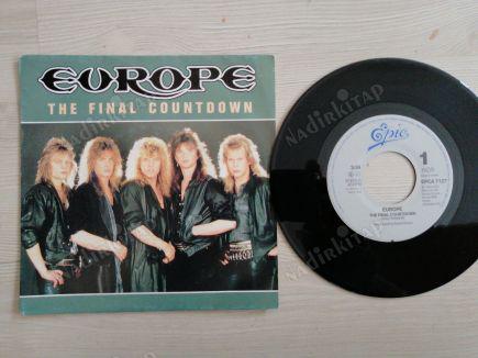 EUROPE - FINAL COUNTDOWN - 1986 HOLLANDA BASIM 45 LİK PLAK