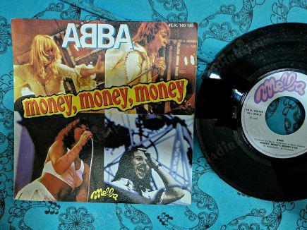 ABBA - MONEY MONEY MONEY - 1976 FRANSA BASIM 45 LİK PLAK