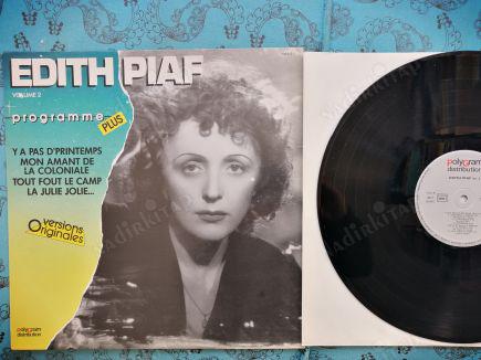 EDITH PIAF  -VOLUME 2 - 197? FRANSA  BASIM LP ALBÜM - 33 LÜK PLAK