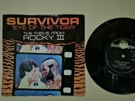 SURVIVOR - EYE OF THE TIGER - 1982 İNGİLTERE BASIM  45 LİK PLAK