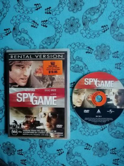 SPY GAME - Robert Redford Brad Pitt -  DVD  Film -  121  Dakika (AVUSTRALYA BASIM TÜRKÇE DİL SEÇENEĞİ YOKTUR )