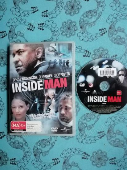 INSIDE MAN  - Denzel Washington / Clive Owen /Jodie Foster -  DVD  Film -  123  Dakika (AVUSTRALYA BASIM TÜRKÇE DİL SEÇENEĞİ YOKTUR )