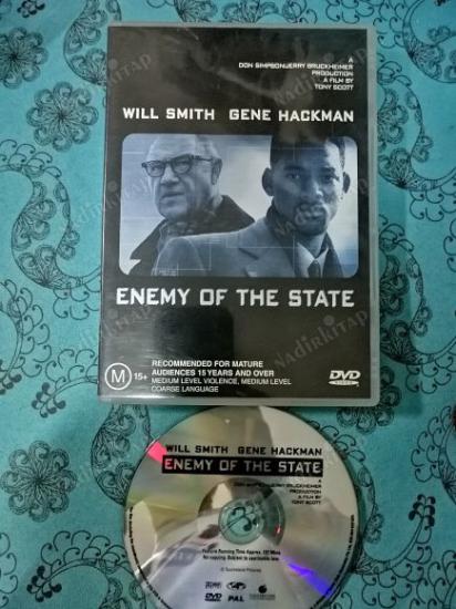 ENEMY OF THE STATE  - Will Smith / Gene Hackman  - 127 DAKİKA  -  DVD FILM - (YABANCI BASIM TÜRKÇE DİL VE ALTYAZI YOKTUR) ( +15 )