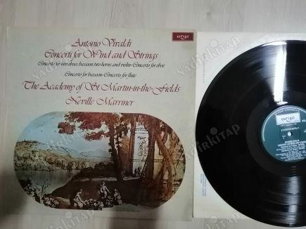 VIVALDI -  CONCERTI FOR WIND AND STRINGS - 1977 İNGİLTERE BASIM LP ALBÜM - 33 LÜK PLAK