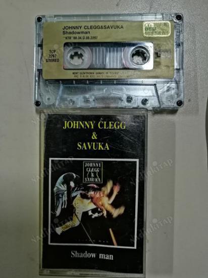 JOHNNY CLEGG & SAVUKA  - SHADOW MAN - 1988 KAĞITLI  TÜRKİYE  BASIM  ( KASET )