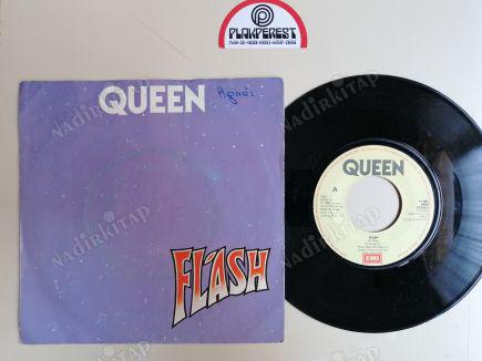 QUEEN - FLASH (SOUNDTRACK) - 1980 HOLLANDA BASIM  45’LİK  PLAK