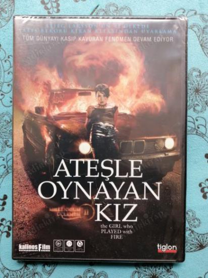 ATEŞLE OYNAYAN KIZ - The Girl who Played with Fire-    DVD  Film -  124  Dakika -Açılmamış Ambalajında